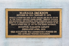 Michel G : Statue de Mahalia Jackson à la nouvelle Orléans