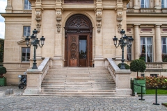 Hilde-H-escalier au  Quai d'Orsay, Ministère des affaires étrangères